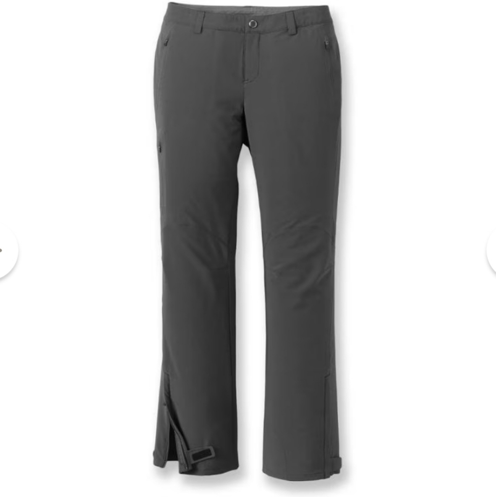 REI Endeavor Flat Front Hiking Gorpcore Pants with Adjustable Hems
